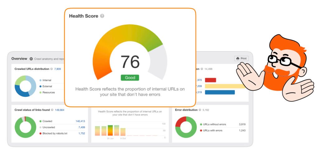 Web Free SEO checker ataskaita ir auditas